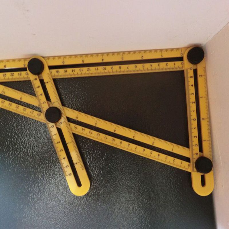 Template Tool Angle Measuring Protractor Multi-Angle Ruler Builders Craftsmen Engineers Layout