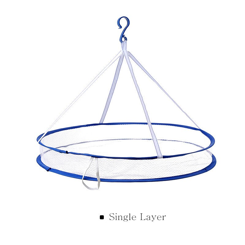 Detachable Double Layer Drying Nets Folding Hanging Clothes Laundry Basket Underwear Dryer Sweater Cloth Net Dry Rack Mesh: A1
