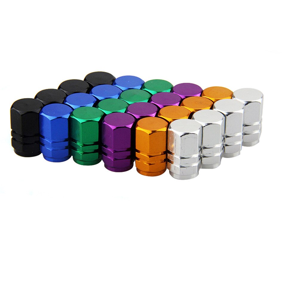 Aluminium Auto Wiel Band Ventiel Rim Stem Caps Ventiel Stofkap Wiel Banden Stem Air Dust Waterdichte luchtdicht Covers