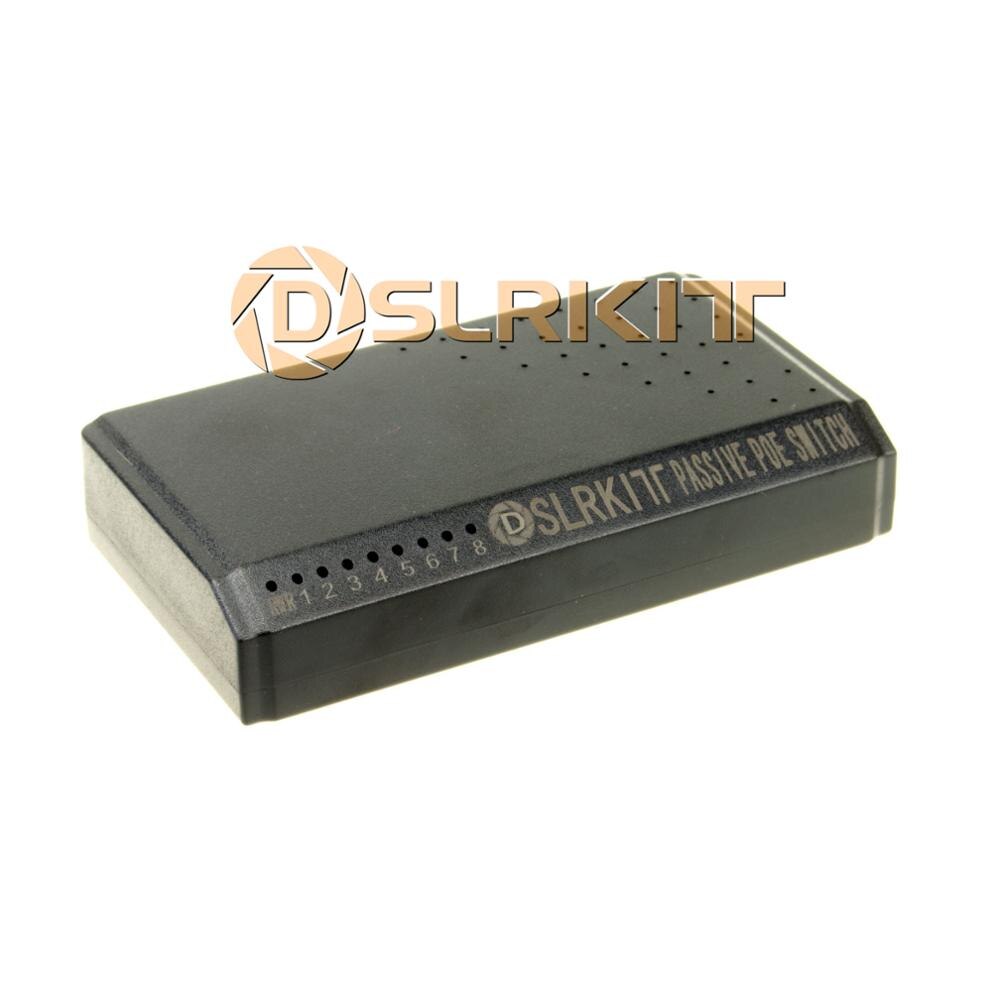 Dslrkit 8 porte 6 poe kit (switch + poe splitter ) 18v-55v to 12v dc buck converter