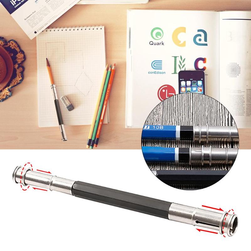 Crayon à double tête réglable, outil d&#39;écriture artistique pour croquis, école, bureau, pour étudiants