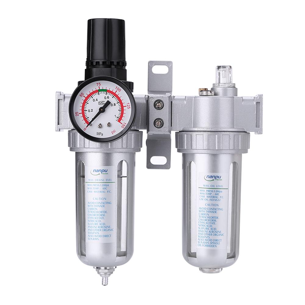 SFC400 Luft Kompressor Öl Wasser Filter Luftdruck Kompressor Filter Messgerät Falle für Kontrolle Großen hoch-präzision Pneumatische Werkzeug