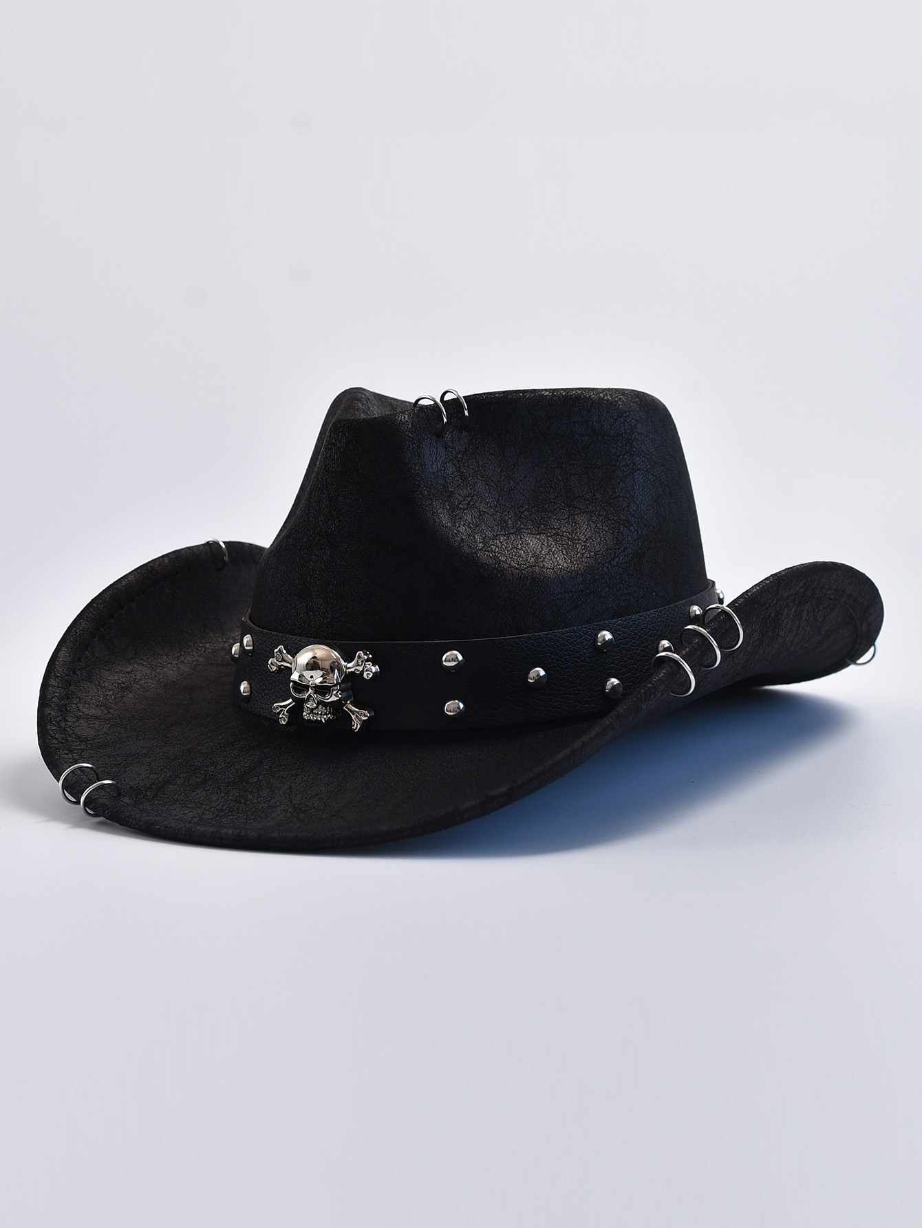 Kunstleder Vintage Western Cowboy Hut für Männer Gentleman Jazz Hüte Panama Cowgirl Hut Sombrero Hombre