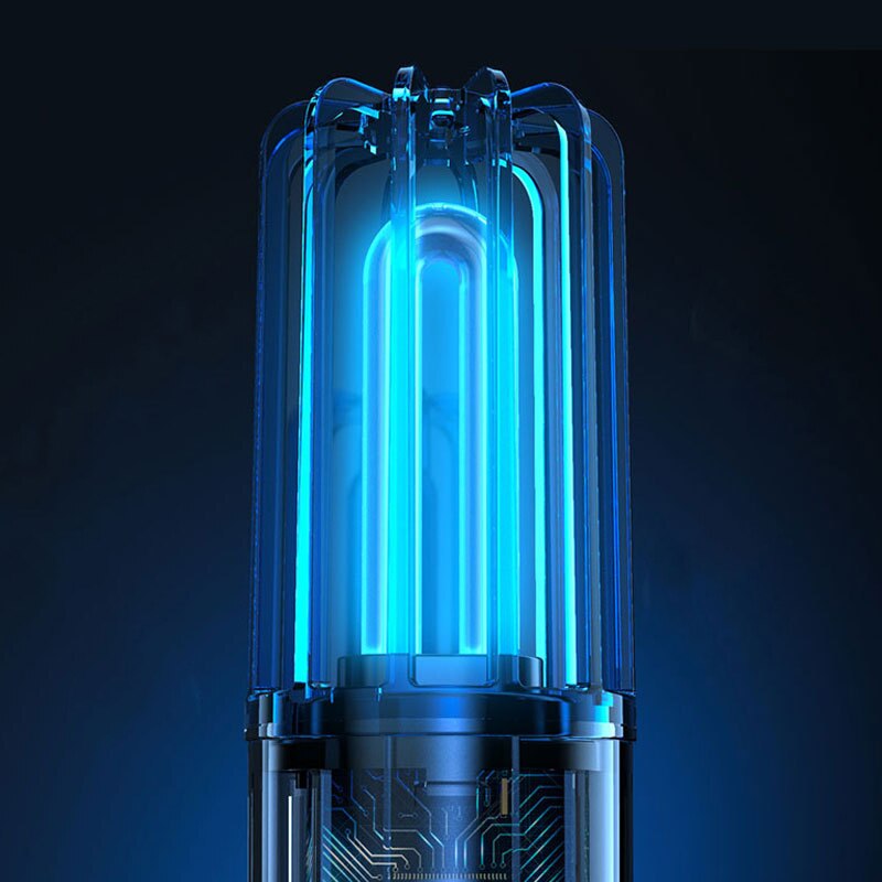 USB Rechargeable UV Lamp With Ozone,Portable Quartz UVC Light Cleaner Disinfector For Travel Home,Car,Bathroom