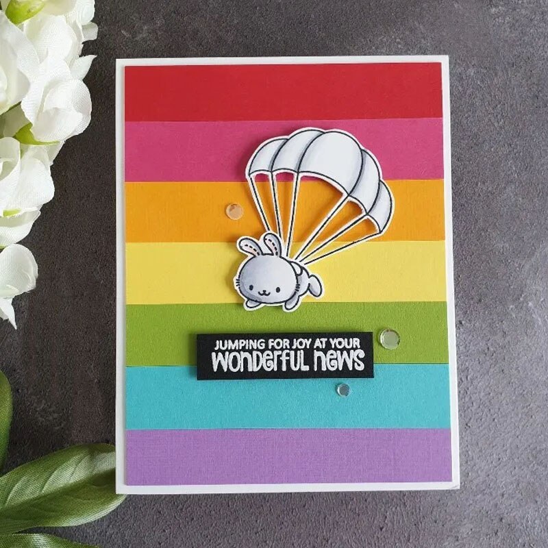 Mini dieren zinnen kabouters eten transparante stempels transparante stempels voor doe-het-zelf scrapbooking papier kaart