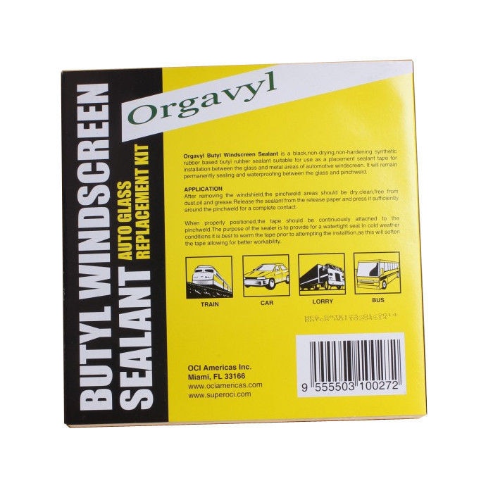 15FT OCI Orgavyl Butyl Rubber Glue Headlight Windshield Gasket Speaker Door Sealant Retrofit Material