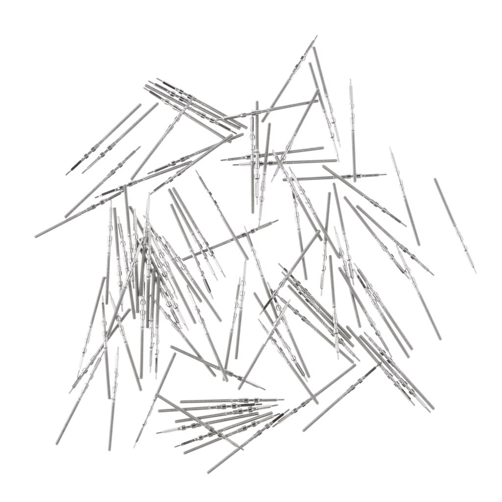 100Pcs Generic Replacement Parts Watch Winding Stem for Different Watches