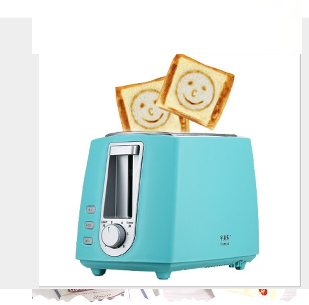 6 Gear Bread automatic toaster Home Electric Toaster 2 Slices Bread Oven Automatic Breakfast Maker
