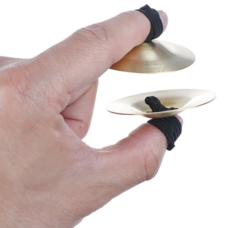 Accesorios de percusión para danza del vientre platillos para dedos de latón equipos de instrumentos musicales de Metal cómodo y práctico: Default Title