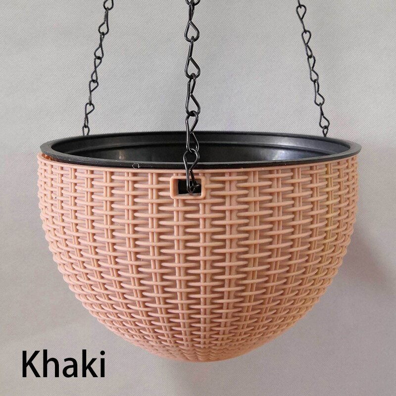 Macetas colgantes de resina para decoración de pared, cesta de flores para jardín, exterior, 1 ud.: G