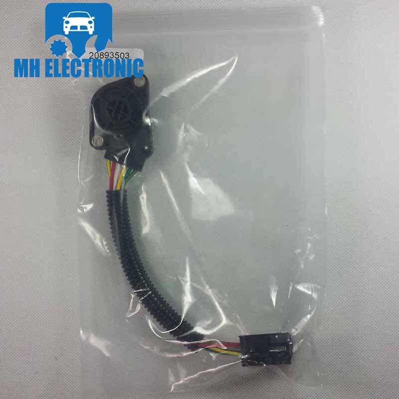 MH ELECTRONIC Pedal Position Sensor 20893503 3985226 for Volvo Truck with 6 PIN 6 Wire Position Sensor