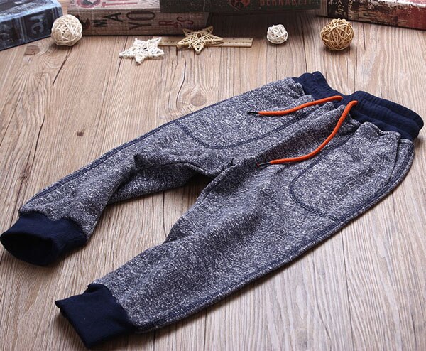 Ragazzi del bambino Dei Pantaloni Dei Capretti di Autunno della Molla Vestiti dei bambini dei pantaloni per il ragazzo pantaloni grigio blu 2020: navy blue / 3T