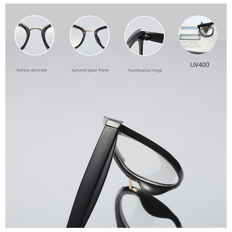 Feminino browline design óculos ópticos prescrição acetato aro óculos para óculos de aro grande quadro moda estilos 92163