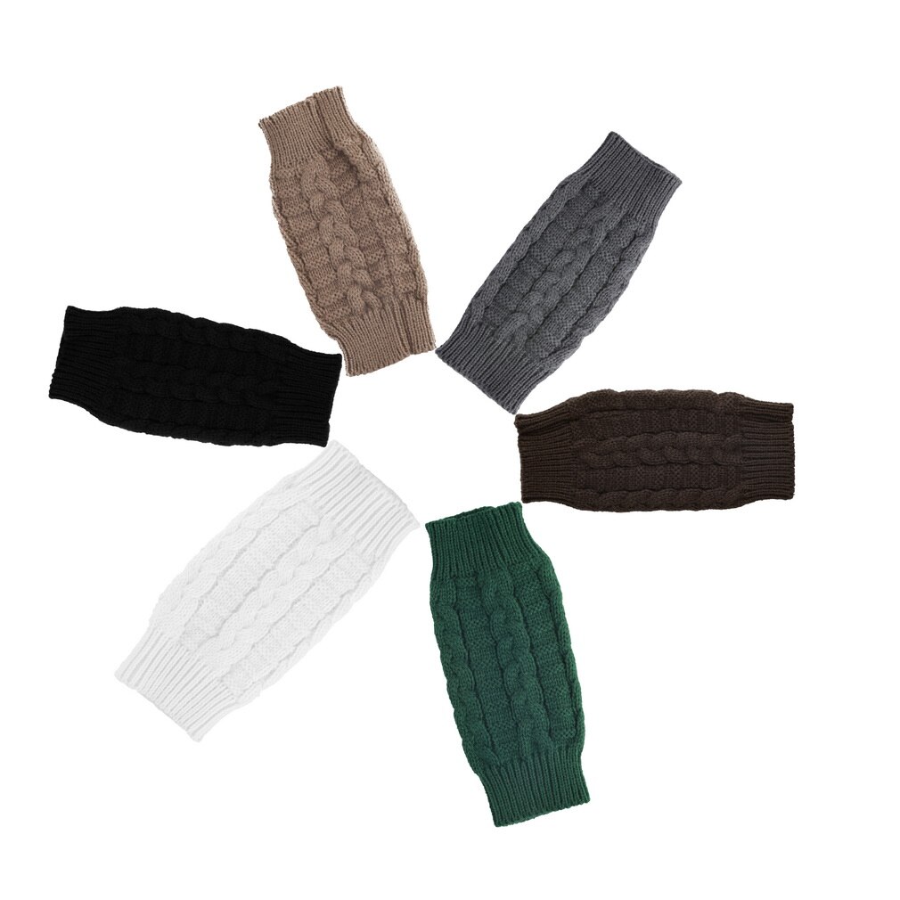 Herfst Winter Meisjes Warmte Gebreide Arm Vingerloze Handschoenen Lange Stretchy Wanten Mannen Vrouwen Winter Hand Arm Warme Vrouwelijke Handschoenen