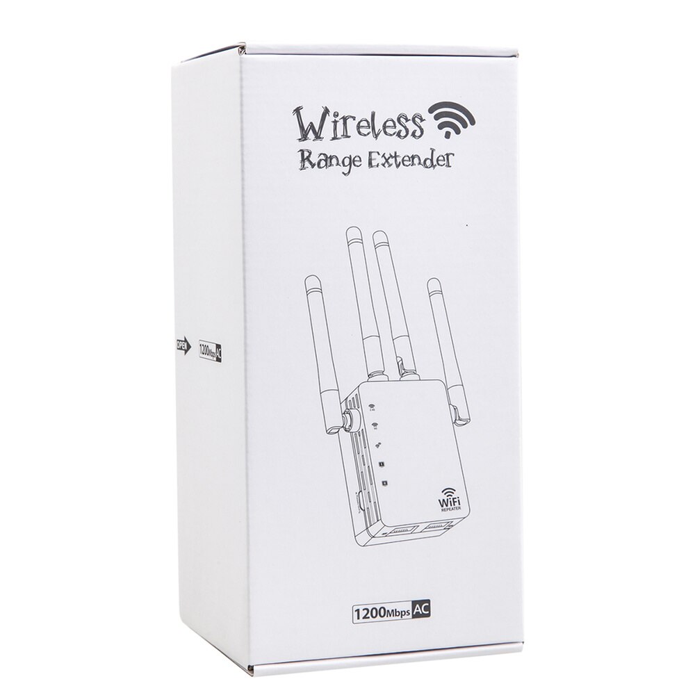 WiFi Repeater WiFi Extender 2.4G 5G Wireless WiFi Booster Wi Fi Amplifier 5ghz Wi Fi Signal Repeater Wi-Fi 1200Mpbs 300Mbps