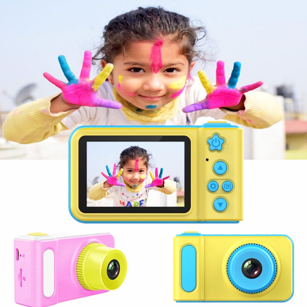 2.0 inch IPS HD Screen Kids Digitale Camera Speelgoed High Definition Smart Schieten Video Opname Functie Camera voor Kinderen