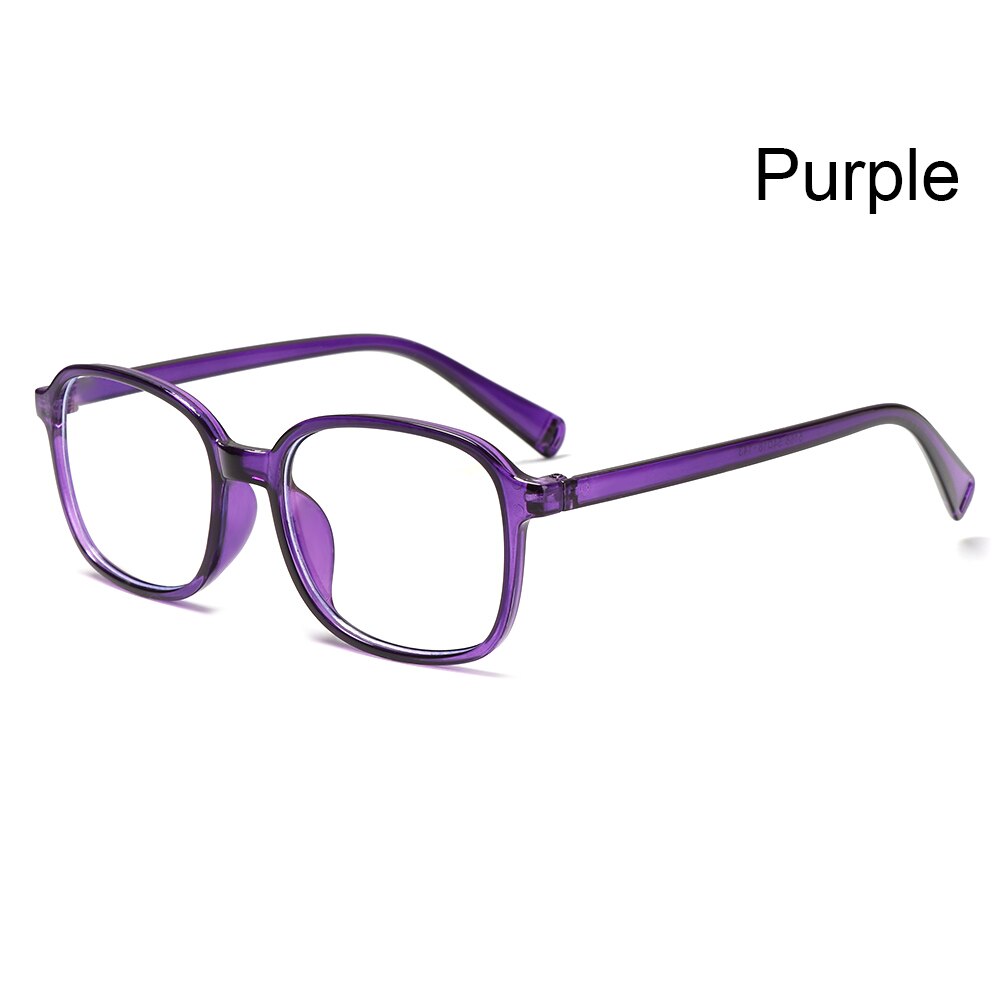Vintage Blue Film Glasses Anti Blue Rays Glasses Spectacle Frames Radiation Protection Glasses Classic Ultralight Optical Glass: purple1