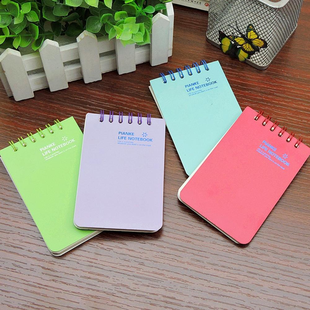 4 Color Random Small Fresh Pocket Book Notepad Notebook Creatived Korean Stationery Student Book Cute K6O8