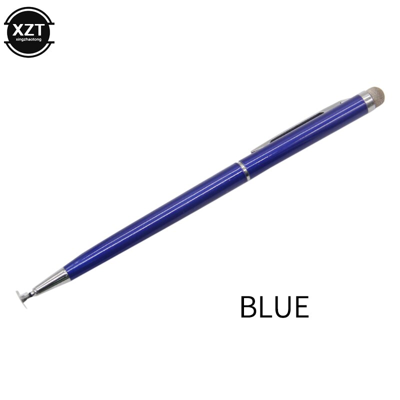 Capacitive Pen 2IN1 Touch Screen Drawing Pen/Pencil Stylus Conductive Microfiber Touch Sucker Head for Graphics Tablet PC Phone: Blue