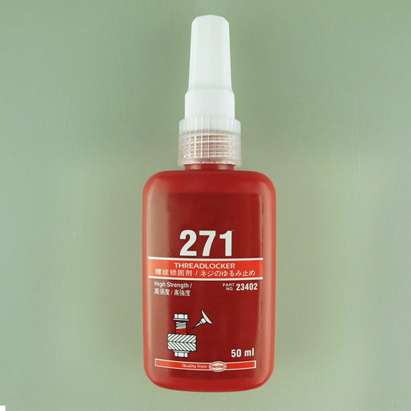262, 271, 272, 290 50 ML Cylindrical Retainer Locking Adhesive Metal Screw Anaerobic Adhesive Thermal Strength Environment Glue: 271