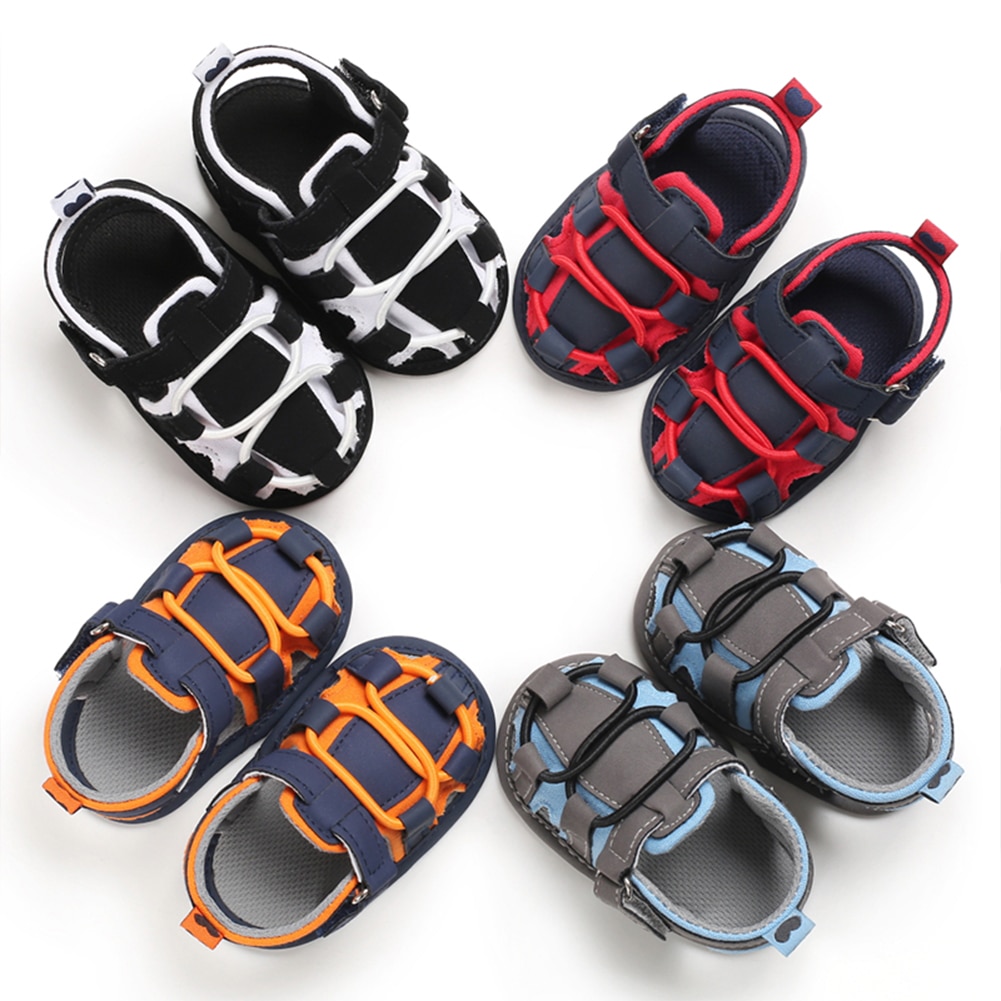 0-18M infantile bébé garçons filles chaussures Prewalker bébé décontracté semelle souple antidérapant bambin sandales