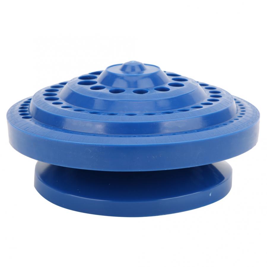 Multi-functional Drill Box Tool Storage Case Round Shape Drill Bits Multi-holes DIY Plastic Box Storage Box