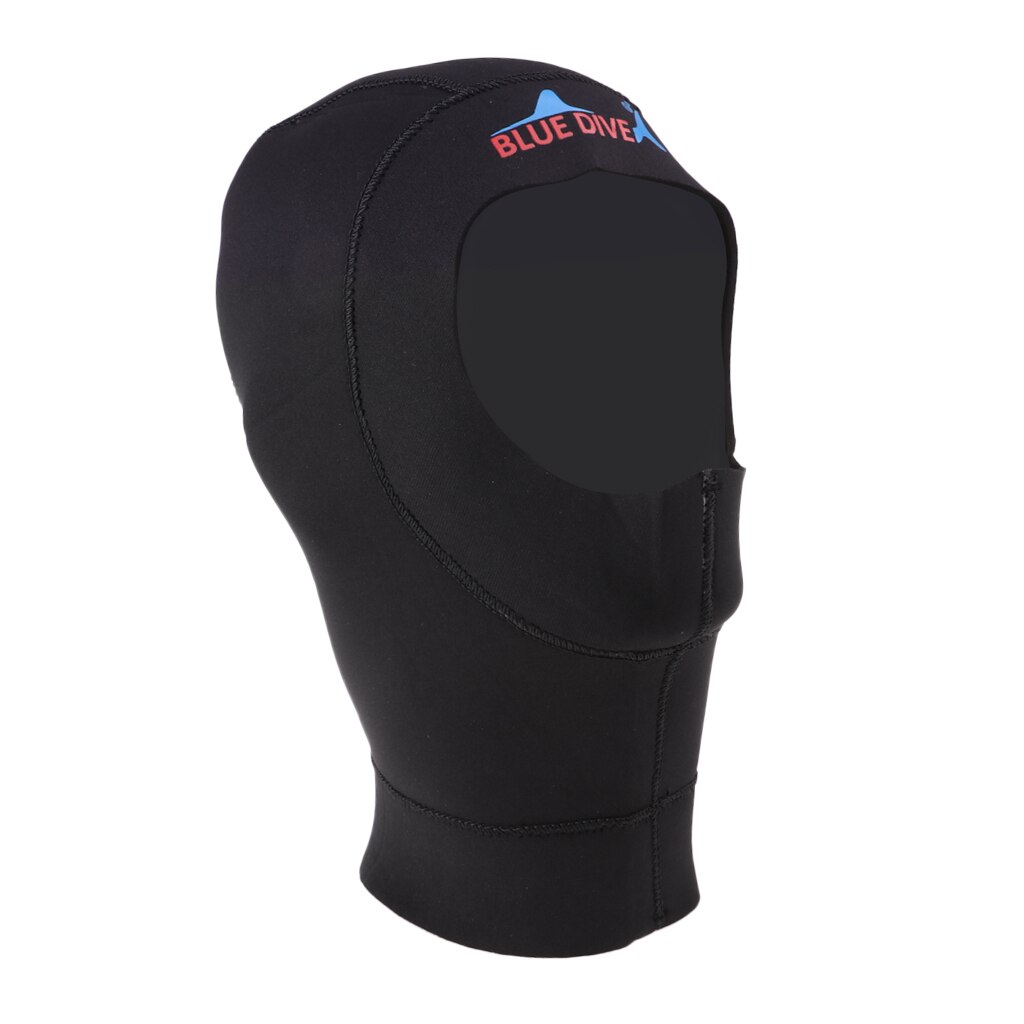 3mm neopren scuba snorkling våtdräkt huva keps simma surf dykare dykning huva sml xl svart för vattensporter