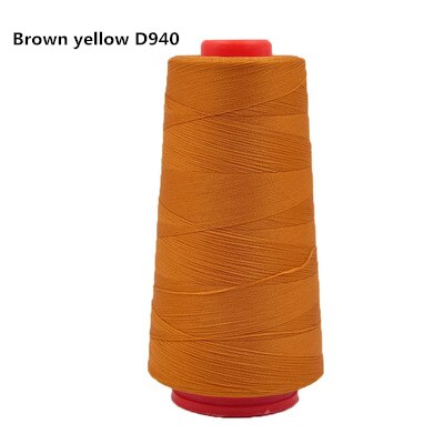 Sewing Thread 3000yards / 402 Polyester High Speed Copy Line Sewing Thread / Sewing Machine Thread-3 Sewing Supplies: Brown yellow