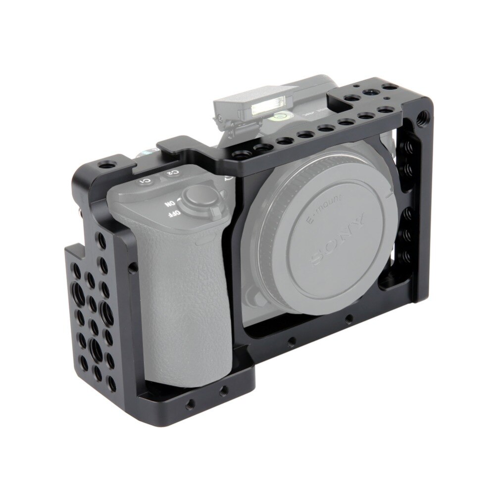 NICEYRIG – Cage de caméra NEX7 pour SONY A6400, A6500, A6300, A6000, ILCE-6500, ILCE-6300, ILCE-6000, Rail de chaussure froide intégré, légère