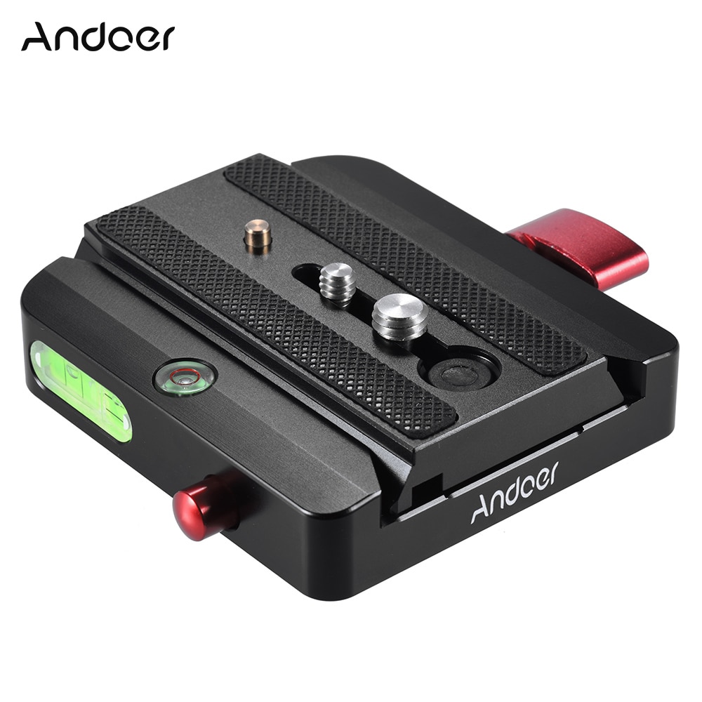 Andoer Rapid Connect Adapter Met Quick Release Schuifplaat Voor Manfrotto Statief 577 Vervanging