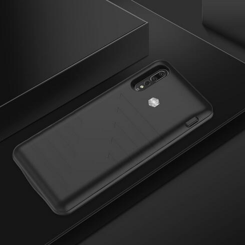 Coque de téléphone avec batterie 8200 Mah, étui de chargeur pour Huawei P20 Pro: black