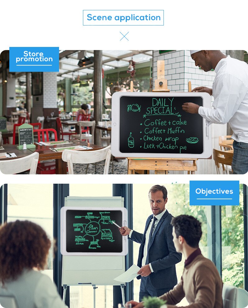 Howshow Drawing Tablet 19 inch Digital Writing Graphic Handwriting Pad Electronic LCD Board Stylus mesa digitalizadora