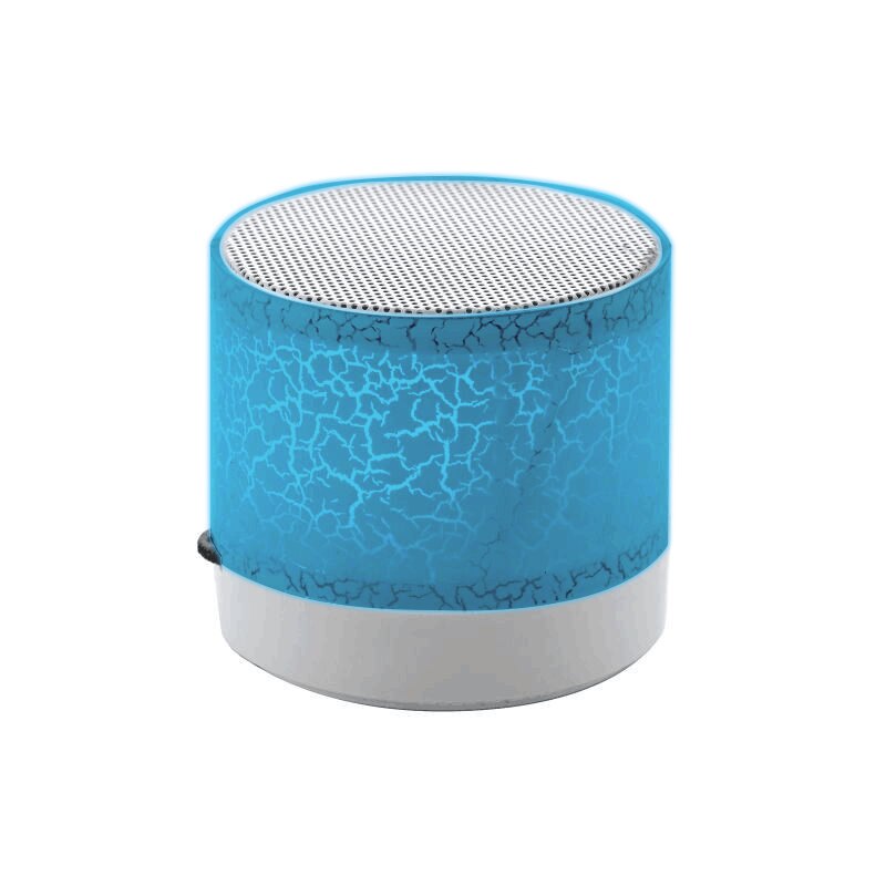 A9 altoparlante compatibile con Bluetooth Mini altoparlante Wireless altoparlante Crack LED TF altoparlanti Subwoofer USB lettore musicale Audio Stereo MP3: blue