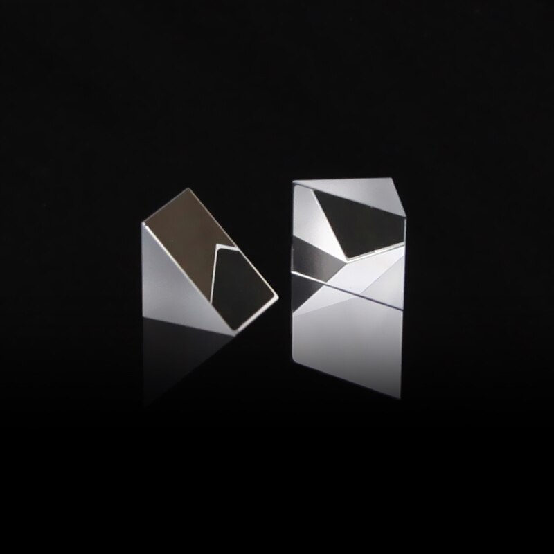Right-angle Prism 10mm Bevel Aluminized External Reflecting Prism Mirror Optical Glass K9 Material