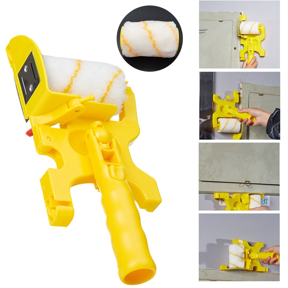 Clean-Cut Paint Edger Roller Brush Safe Tool Portable For Home Wall Ceilings