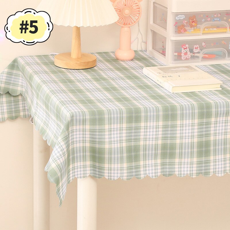 Mantel a cuadros para Mesa, tapete Rectangular para dormitorio, vestidor, escritorio, decoración De: Tablecloth S5 / L 100x145cm