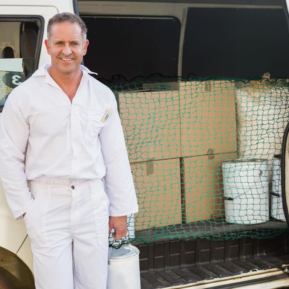 Mesh Cargo Net Heavy Duty Truck Trailer Mesh Covers Boats Extend Mesh 1.5 x 1.5m