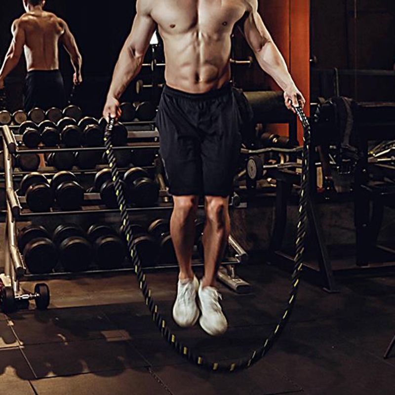 Heavy Jump Rope Skipping Rope Workout Battle Ropes for Men Women