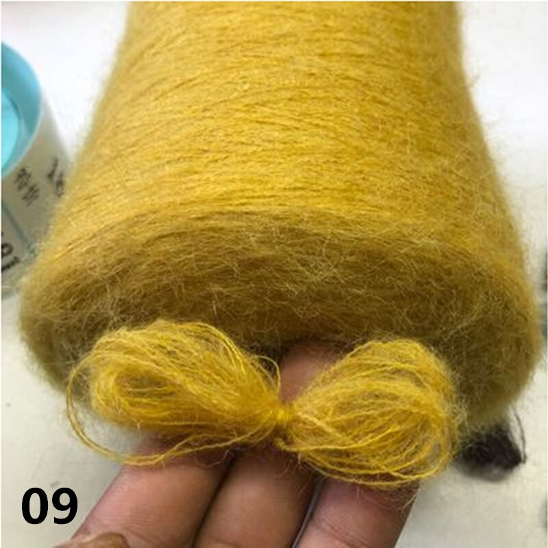 Ovillo de lana de Merino de 250g para ganchillo tejido a mano, lana de bebé amigable con la piel, bufanda artesanal, chal, hilo de suéter XJ69: 09-250g