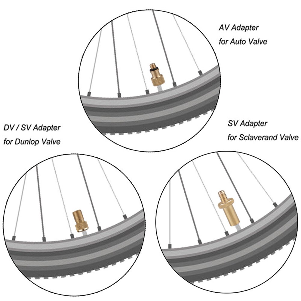 12 teile/satz Pumpe Adapter Bausatz Fahrrad Reifen Presta Amerikanischen Ventil Adapter Verlängerung Ball Nadeln Düse