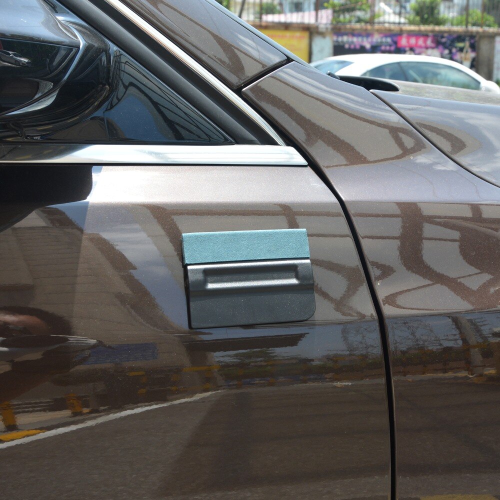 Ehdis vinyl kolfiber film bil wrap magnetisk skrapa fönster nyans ingen repa mocka magnet verktyg för bil styling