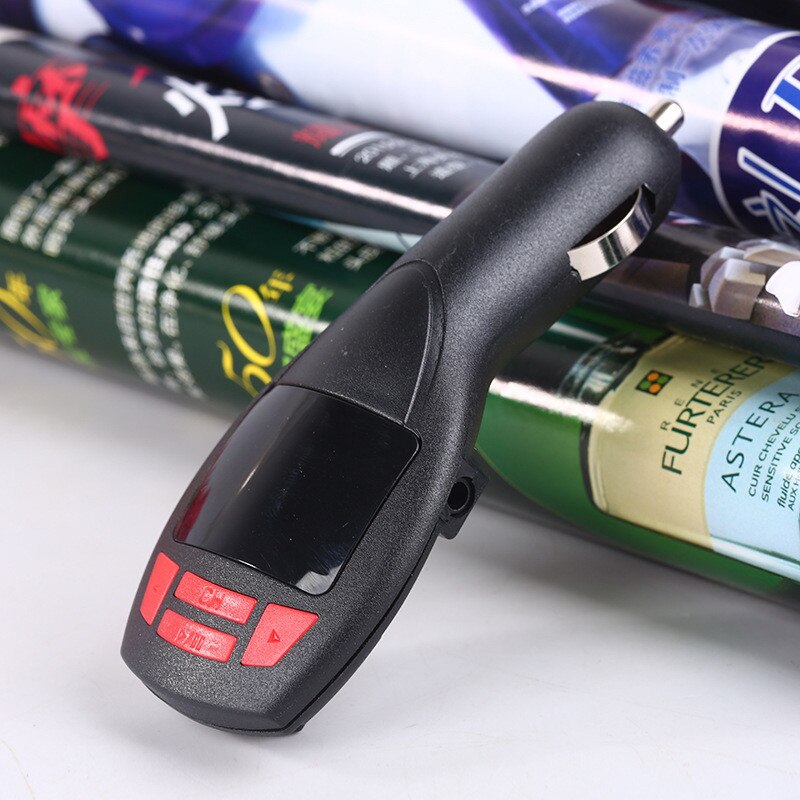 Car Mp3 Player 87.5mhz-108.0mhz Wireless MP3 Player Auto FM Transmitter Modulator LCD Car Kit USB Charger SD MMC APR04