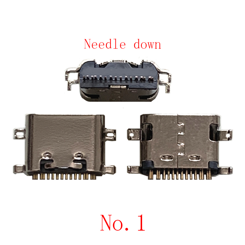 5-10Pcs Micro USB Charging Dock Connector For Leagoo S10 Vernee X X1/V2 Pro/UMI Umidigi S2 Type-C Charger Port: Silver