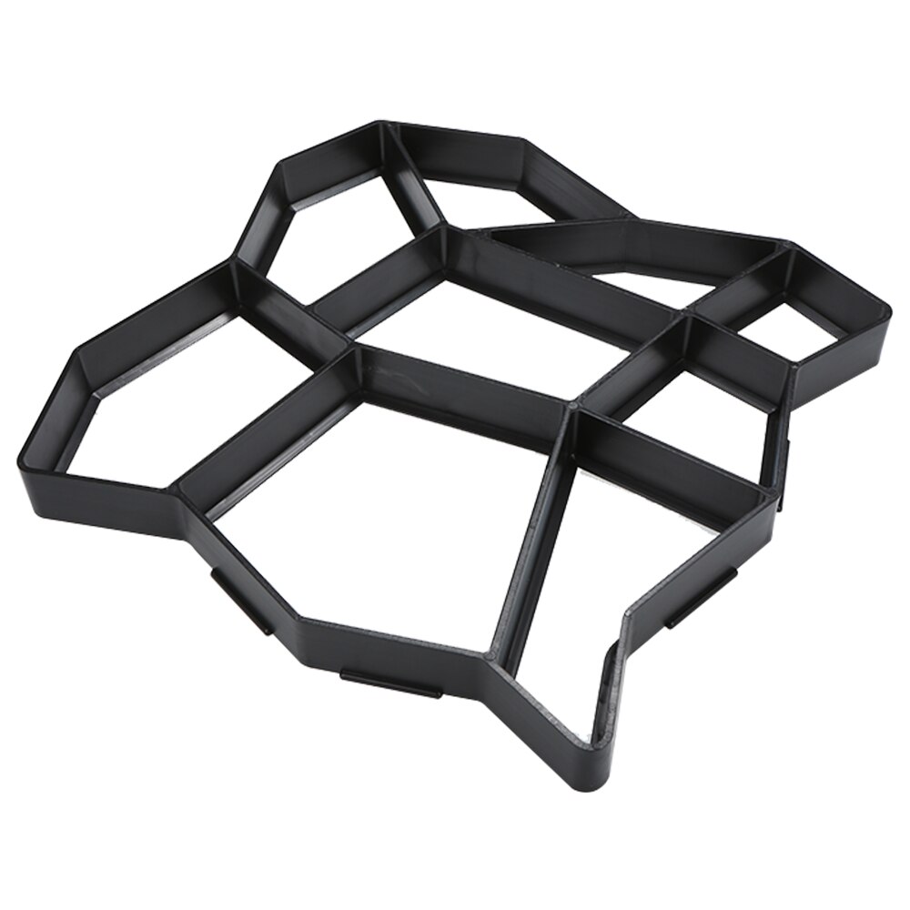 Garden Pavement Mold Paving Mould DIY Home Garden Floor Road PP Resin Concrete Stepping Driveway Stone Path Mold Patio Maker: 36x36x3.6cm