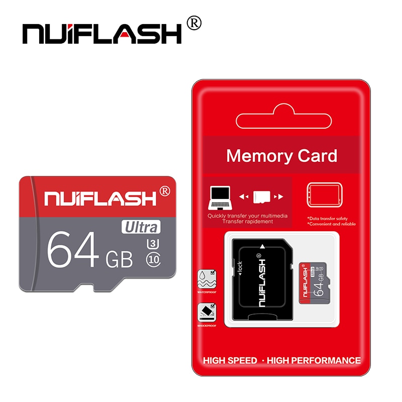 Carte mémoire Micro SD 100% originale de classe 10, avec adaptateur, 32 go 16 go 8 go 128 go 256 go 128 go