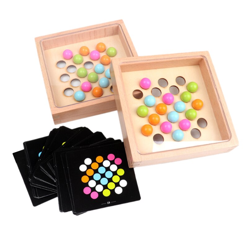 Kids Wooden Finger Game Focus on Training Toys Party Game Classic Matching Game for 3-6 Years Old: Default Title