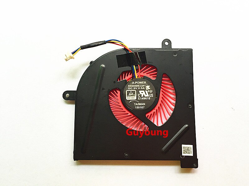 Laptop cpu koelventilator voor MSI GS63VR MS-17B1 17B2 16K2 16K3 GS73 GS62 Stealth Pro CPU GPU KOELER FAN