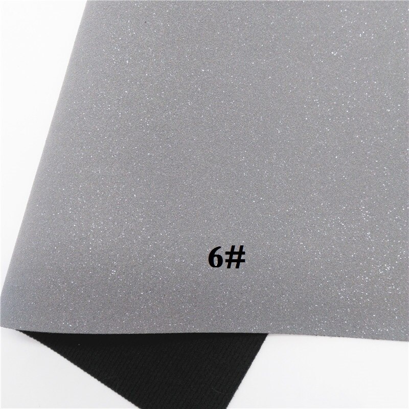Glitterwishcome 21 x 29cm a4 størrelse vinyl til buer ruskind glitter syntetisk læder, kunstlæder ark til buer , gm684a: 6