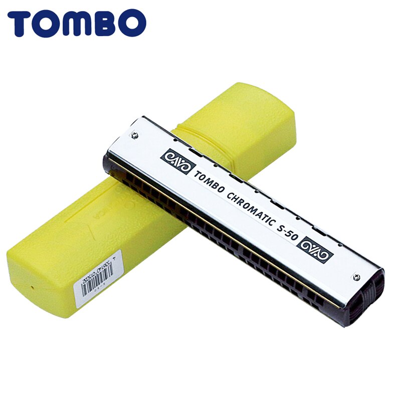 TOMBO NO.S-50 S50 Harmonica chromatique unique 44 trous Blues harpe clé C bouche orgue laiton anches résine Instrument de musique