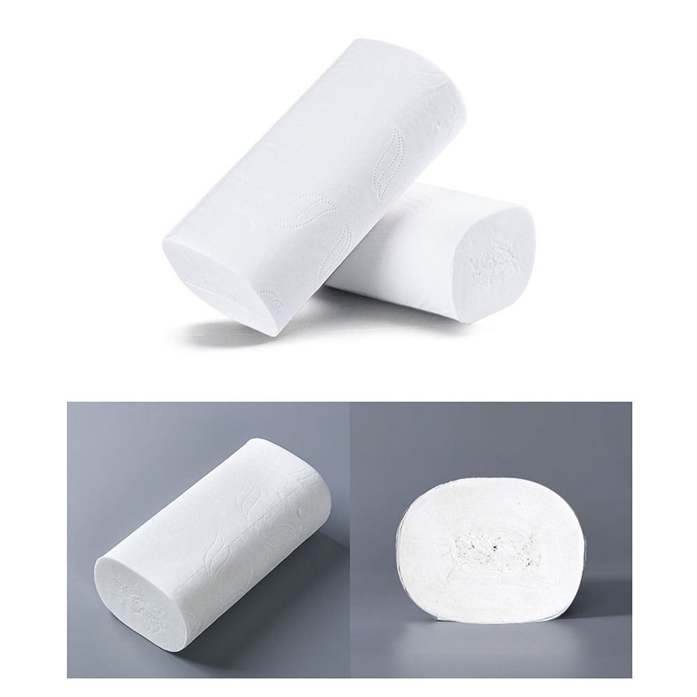 Huishoudelijke Toiletpapier Houtpulp Tissues Papier Coreless Speciale Papieren Handdoeken Toiletpapier 10 Rolls
